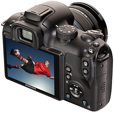 Samsung NX10 fotokamera rear